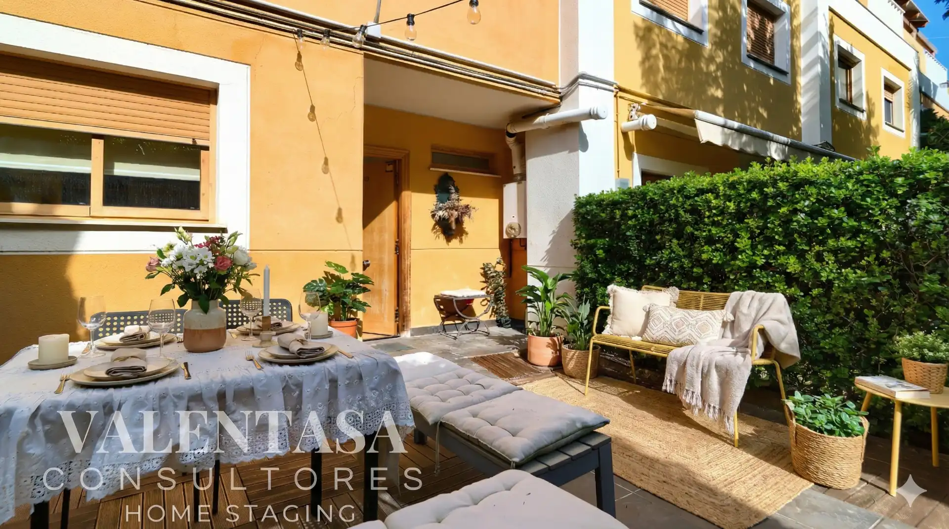 Terrace of Detached homes for sale in Chiva  with Air Conditioner, Private garden and Terrace