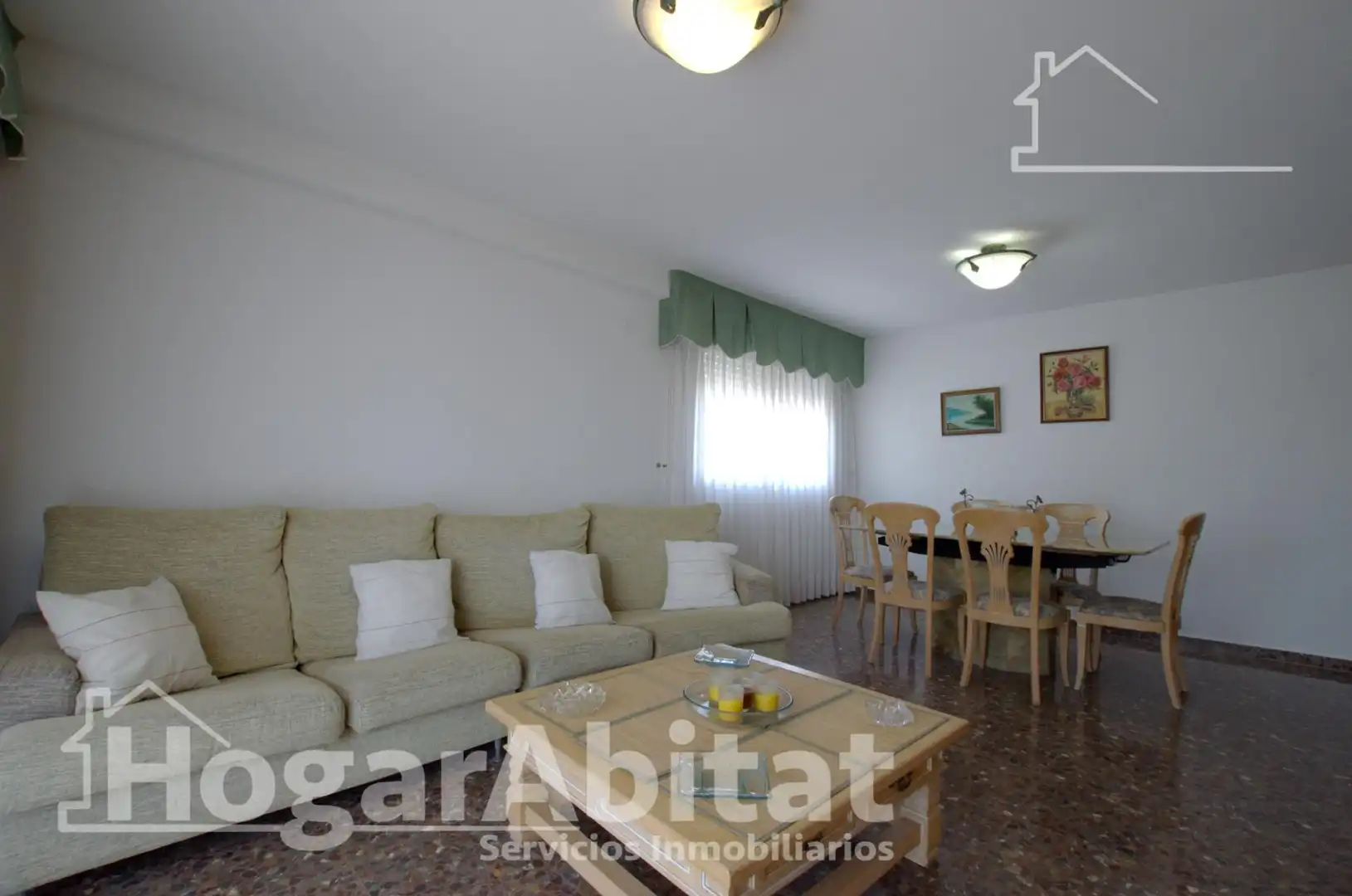 Sala de estar de Piso en venta en Cullera con Terraza, Amueblado y Balcón