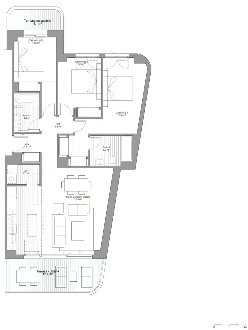 Flat with terrace for sale in Los Álamos, imagen 48
