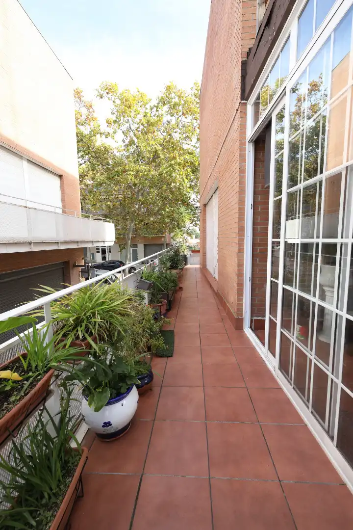 Terrassa de Casa adosada en venda en Sabadell amb Calefacció, Jardí privat i Terrassa