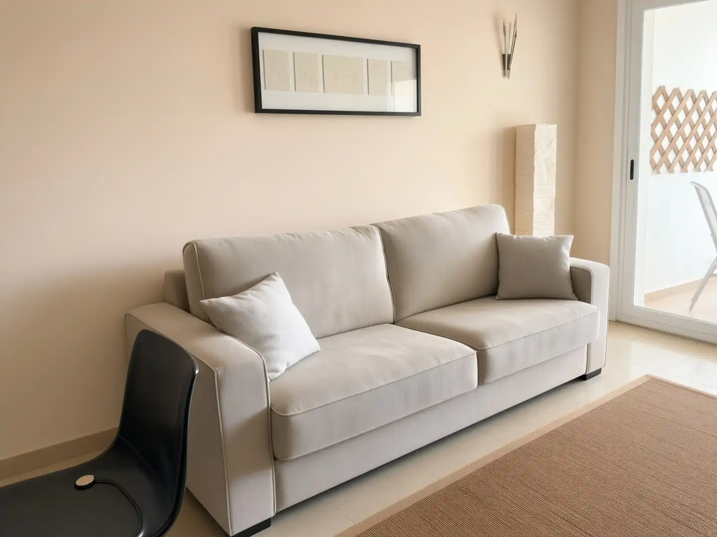 Wohnzimmer von Wohnung zum Verkauf in Estepona mit Klimaanlage, Terrasse und Möbliert
