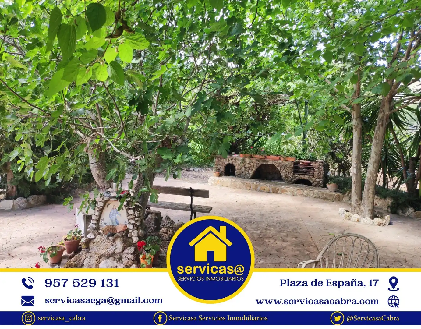 Jardí de Finca rústica en venda en Carcabuey