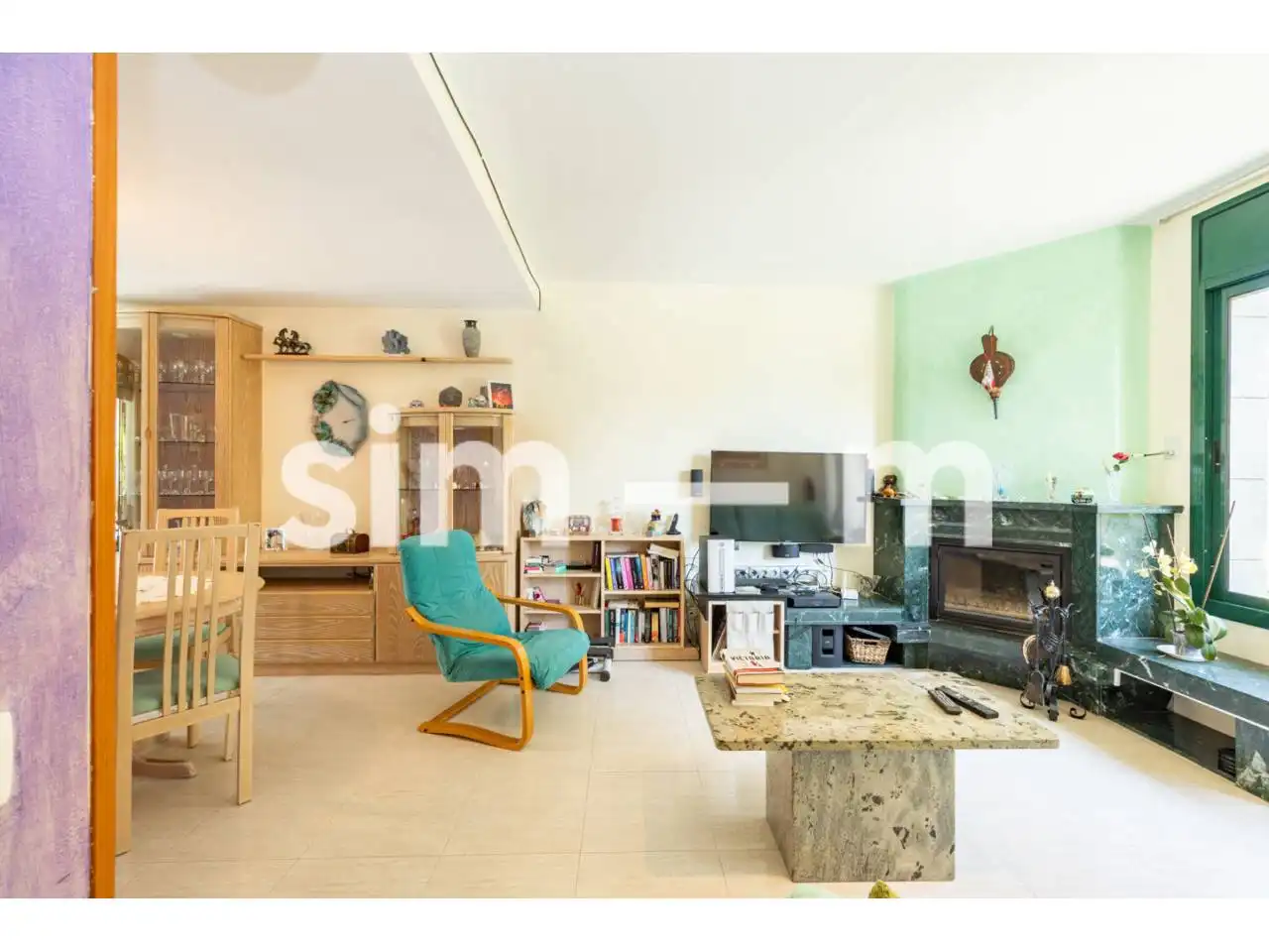 Sala de estar de Casa o chalet en venta en La Garriga con Aire acondicionado, Calefacción y Jardín privado