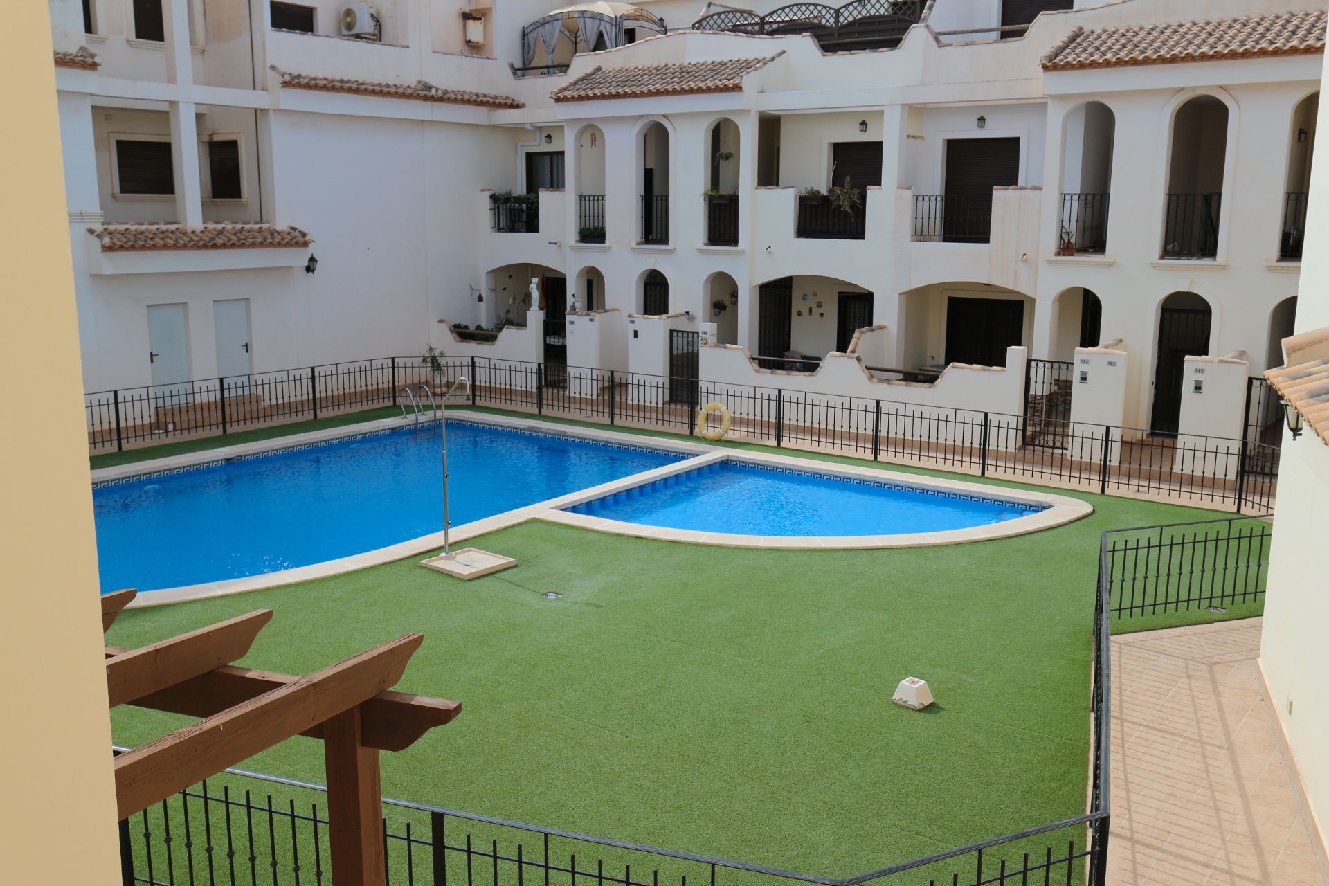 Swimming pool of Duplex for sale in San Pedro del Pinatar  with Air Conditioner, Terrace and Storage room