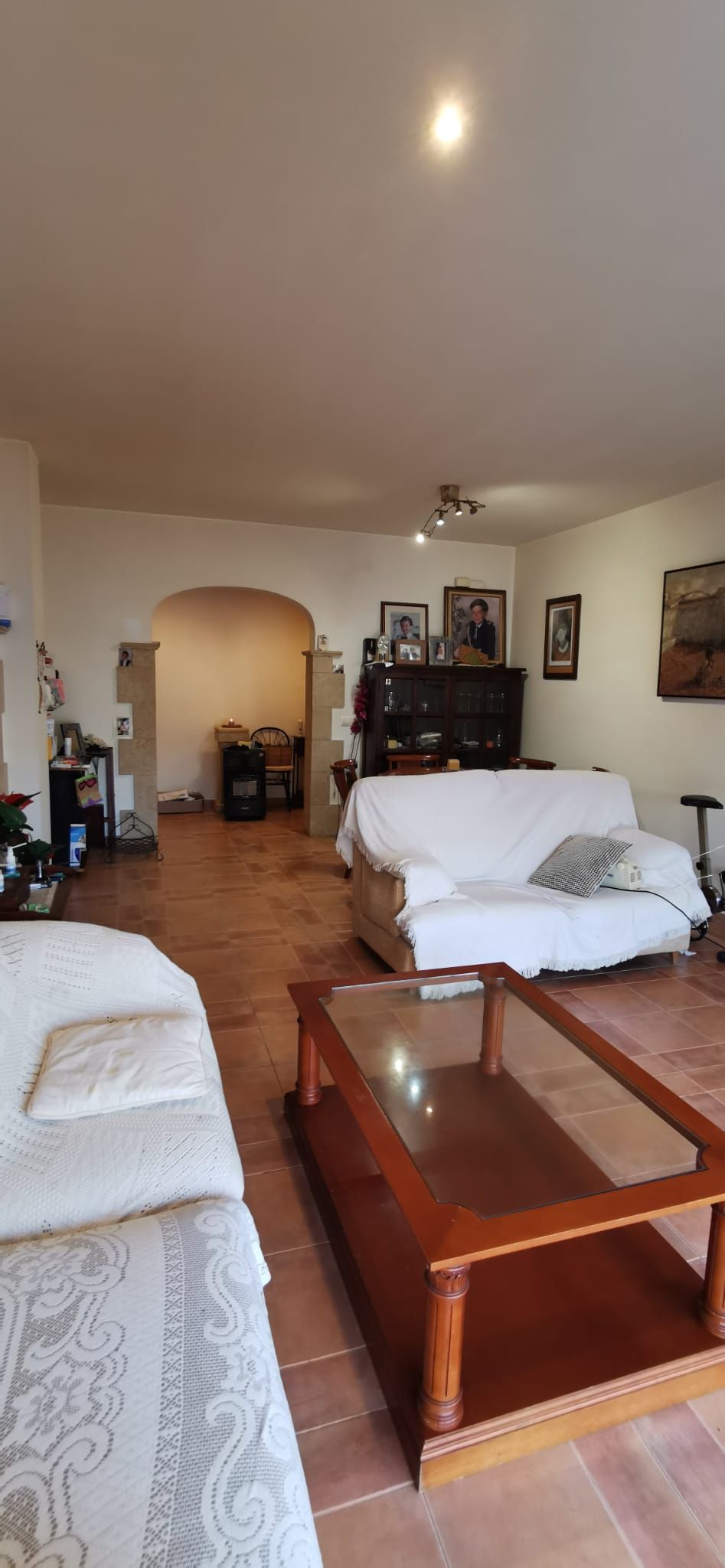 Sala d'estar de Apartament en venda en Benitachell / El Poble Nou de Benitatxell amb Aire condicionat