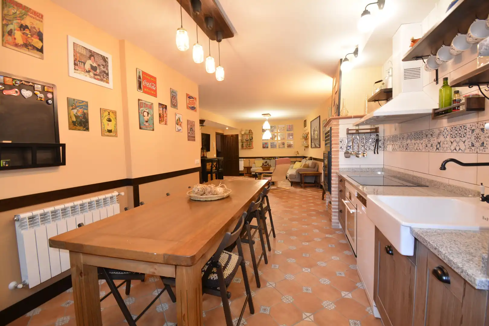 Küche von Country house zum Verkauf in Robledillo de Mohernando mit Klimaanlage, Privatgarten und Terrasse