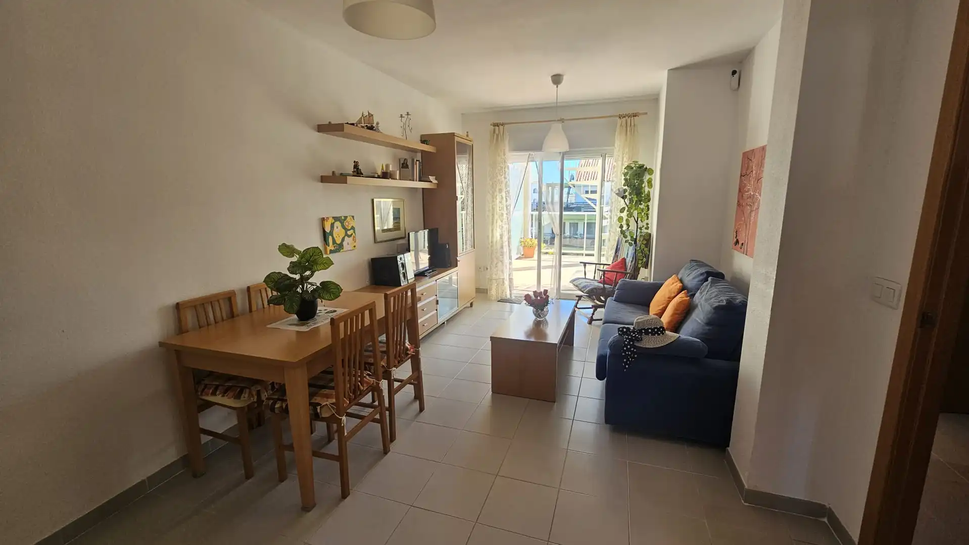 Sala de estar de Ático en venta en Alcalà de Xivert con Aire acondicionado, Calefacción y Jardín privado