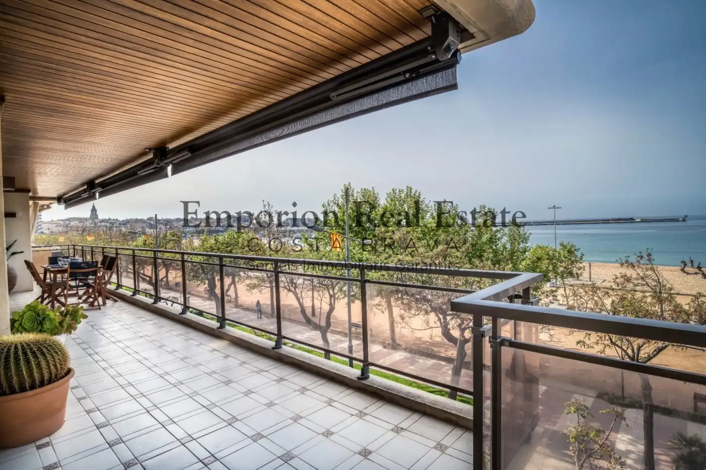 Terrace of Flat for rent in Palamós  with Air Conditioner, Terrace and Furnished