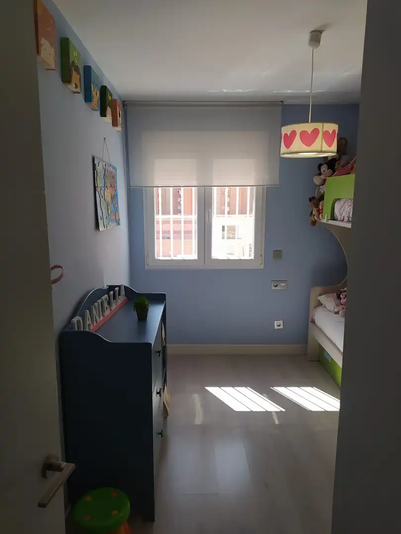 Schlafzimmer von Wohnung zur Miete in Málaga mit Klimaanlage, Terrasse und Möbliert