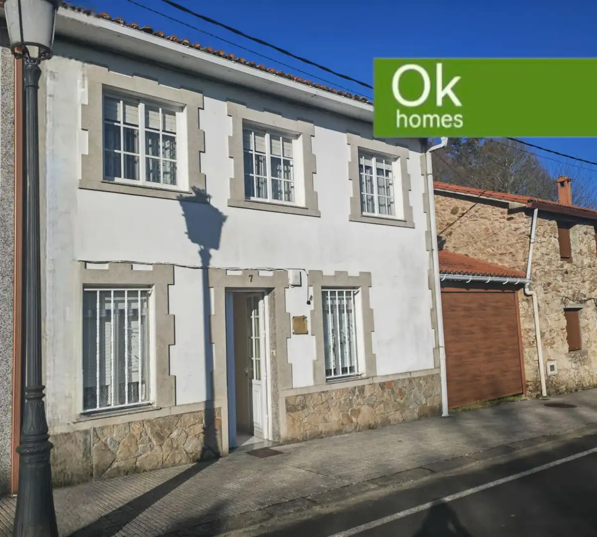 Vista exterior de Casa adosada en venta en Vilasantar con Calefacción, Jardín privado y Parquet