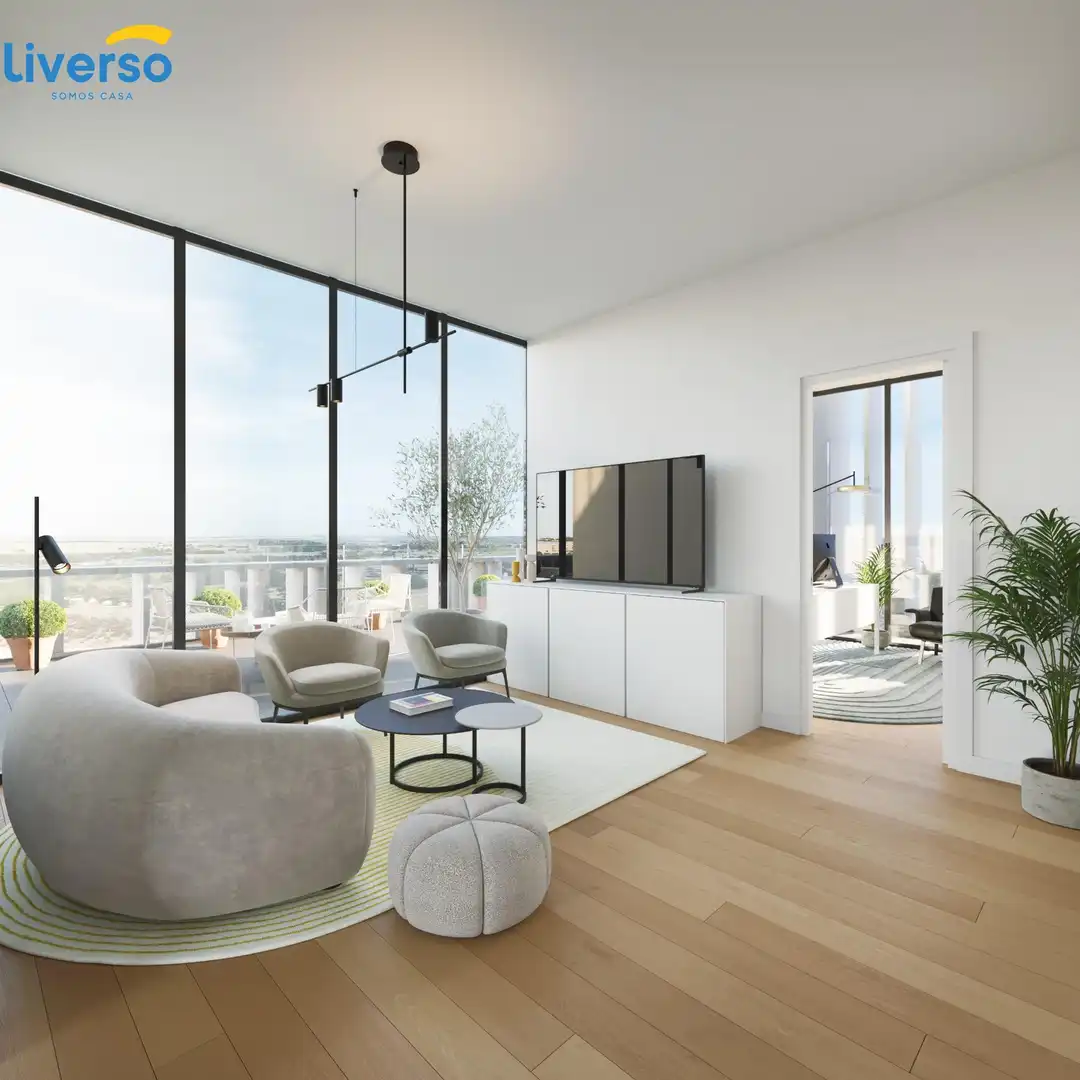 Sala de estar de Oficina en venta en La Moraleja con Aire acondicionado, Calefacción y Terraza