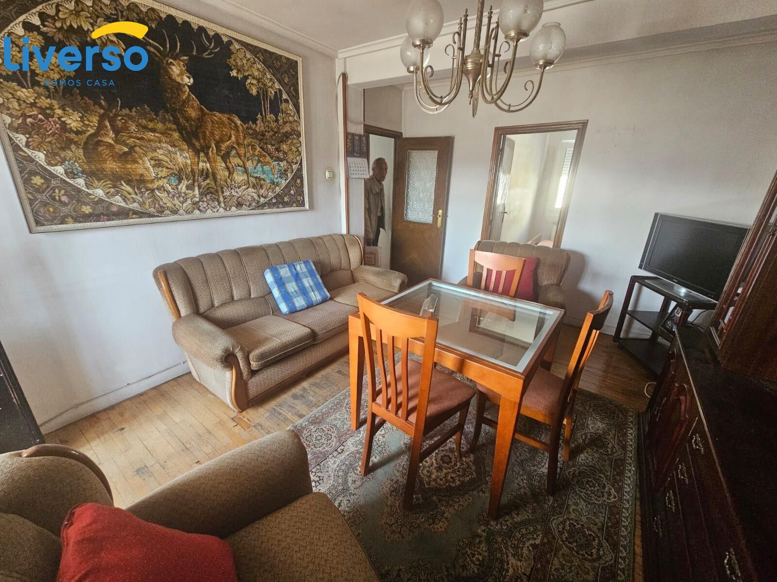 Living room of Flat for sale in Burgos Capital  with Heating