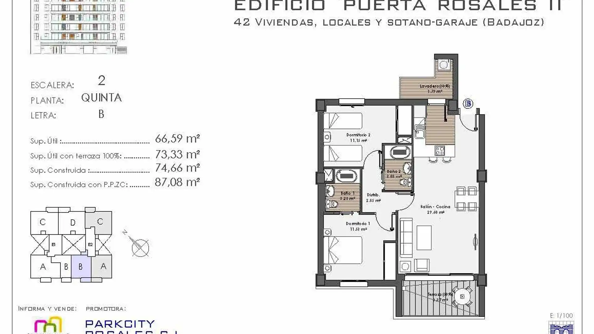 Apartments for sale in Badajoz Capital  with Air Conditioner, Terrace and Community pool
