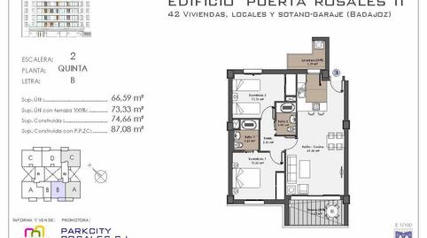 Foto 2 de Apartament en venda a Valdepasillas - La Paz - Huerta Rosales, Badajoz Capital