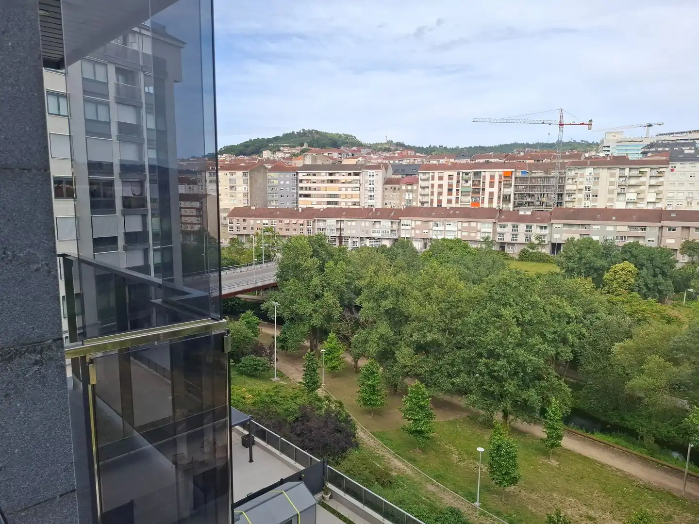 Vista exterior de Apartamento de alquiler en Ourense Capital  con Calefacción, Trastero y Amueblado