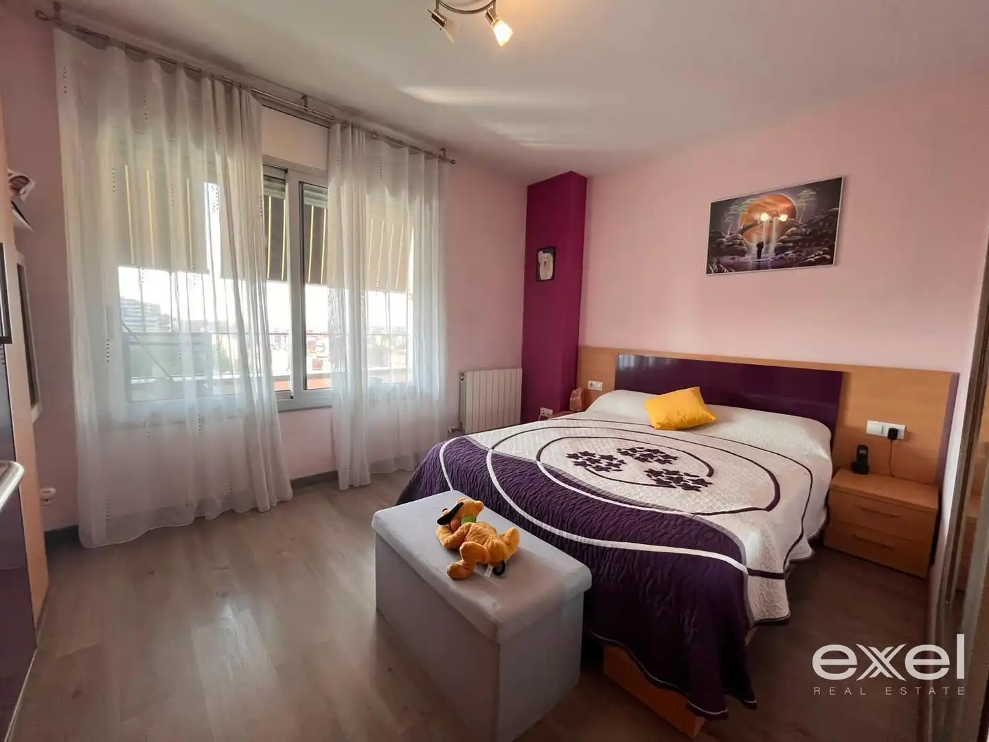 Schlafzimmer von Wohnung zum Verkauf in Sant Joan Despí mit Klimaanlage, Heizung und Parkett