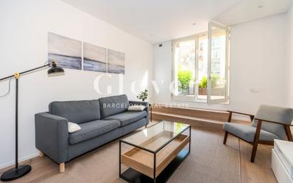 Sala d'estar de Pis de lloguer en  Barcelona Capital amb Aire condicionat, Calefacció i Terrassa