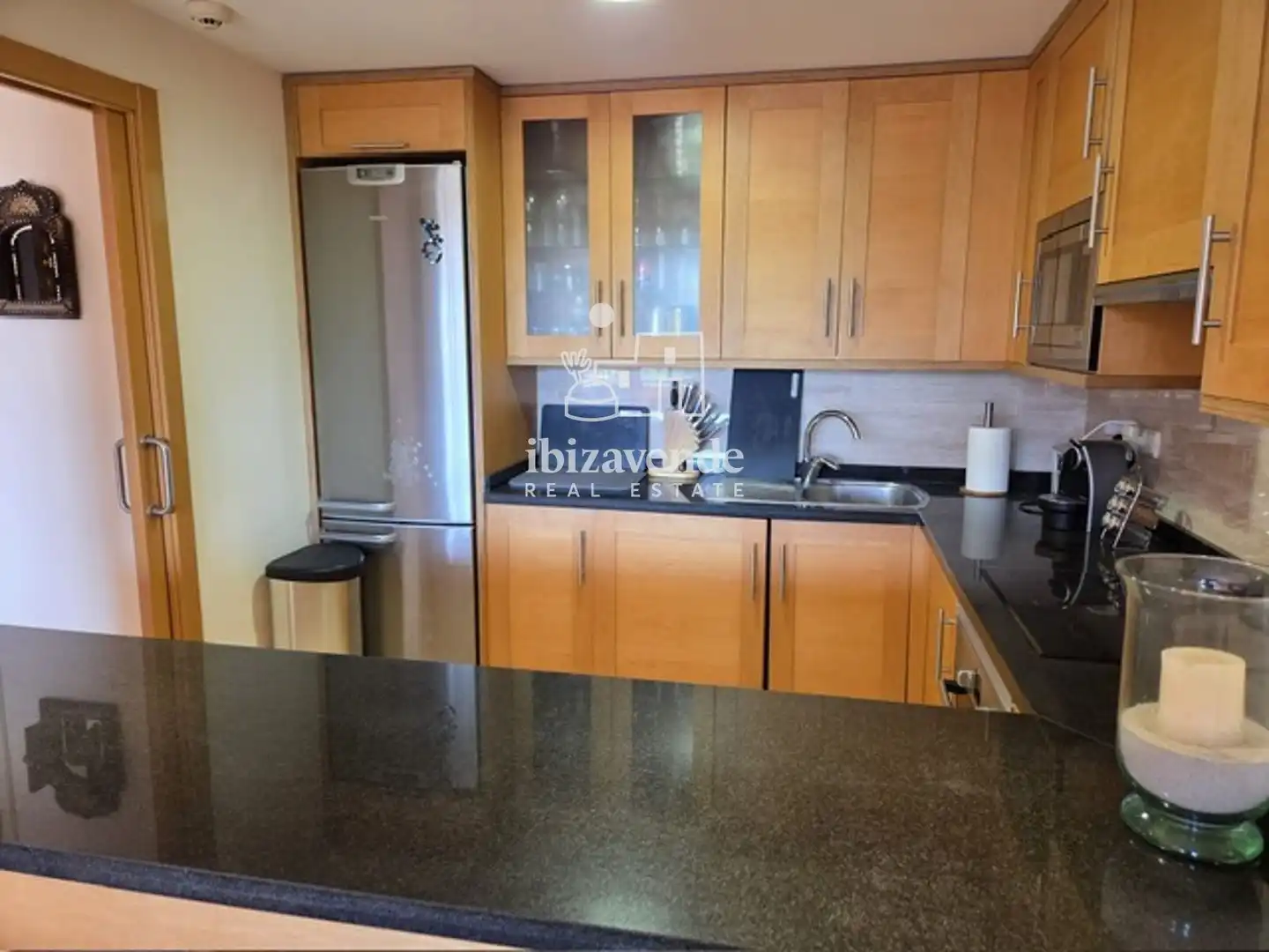 Cocina de Dúplex en venta en Santa Eulària des Riu con Aire acondicionado, Terraza y Trastero
