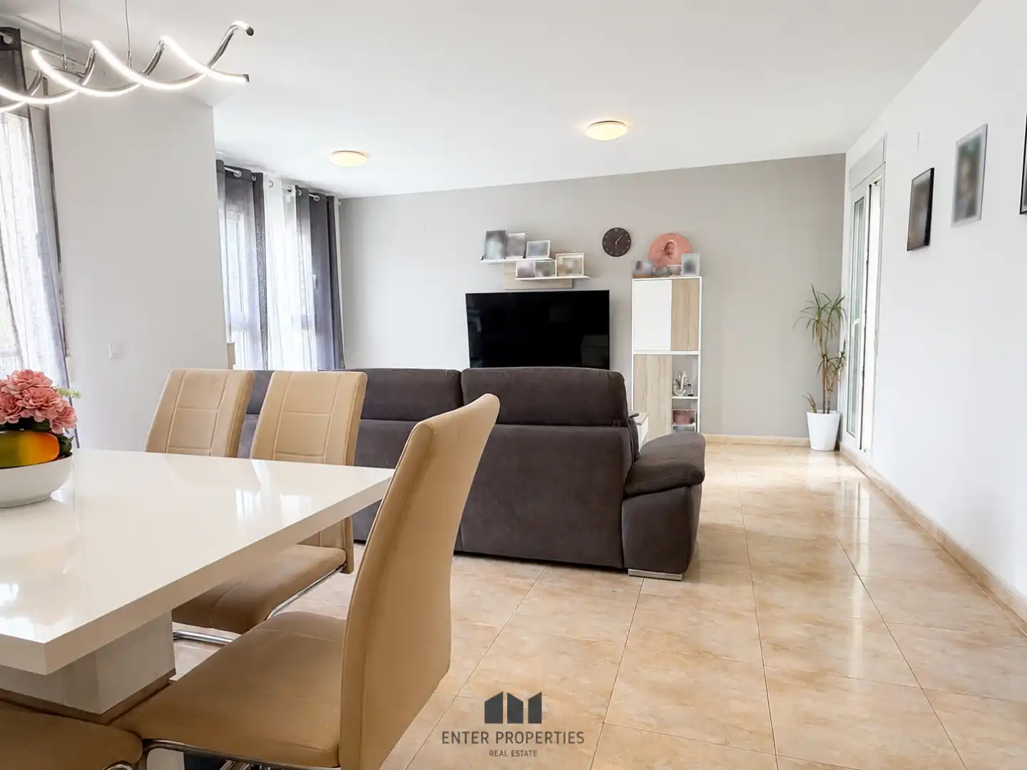 Living room of Flat for sale in Teulada  with Air Conditioner, Terrace and Balcony