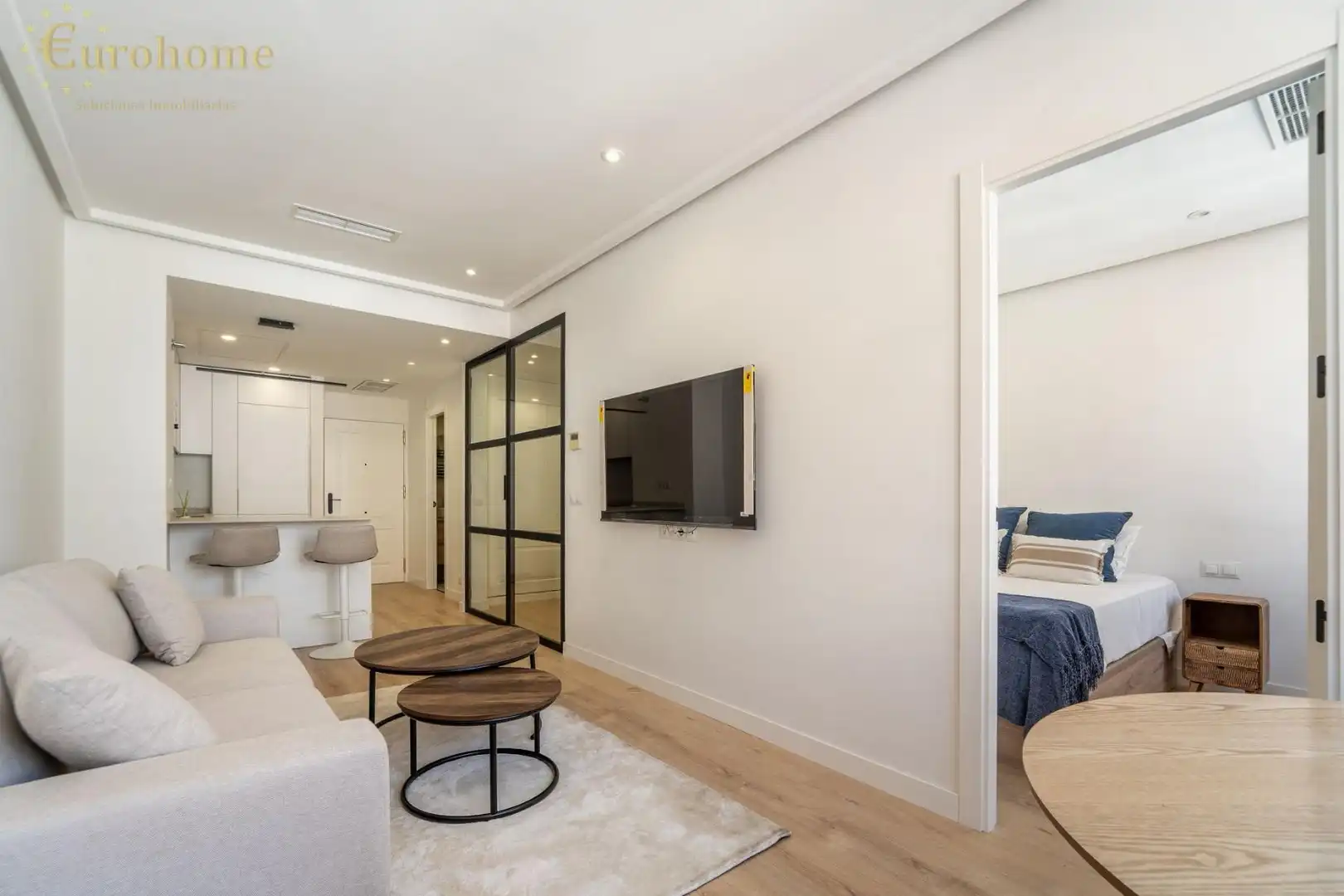 Wohnzimmer von Wohnung zum Verkauf in Madrid mit Klimaanlage, Heizung und Abstellraum