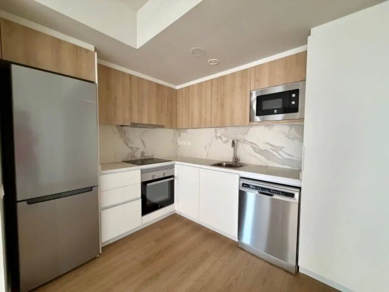 Kitchen of Flat for rent in Terrassa  with Air Conditioner, Heating and Parquet flooring