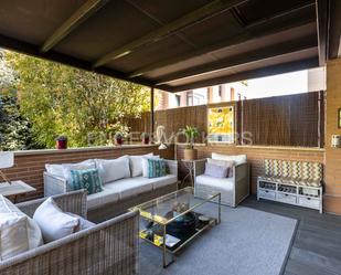 Terrace of Apartment to rent in  Madrid Capital  with Air Conditioner, Heating and Private garden
