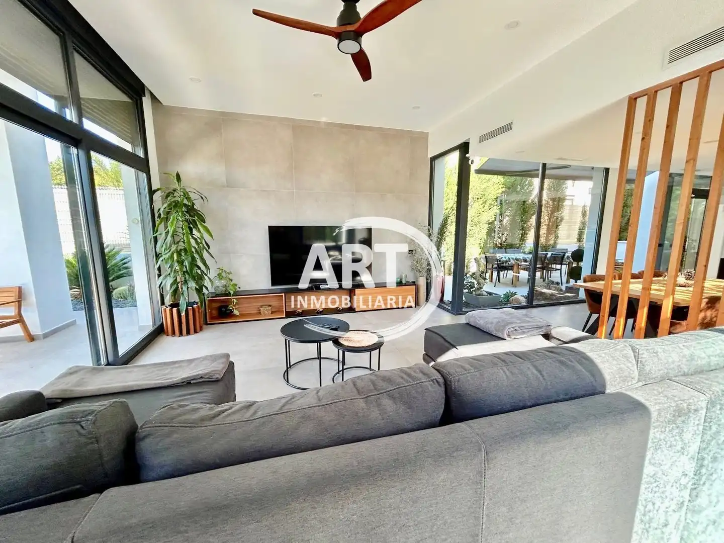 Sala de estar de Casa o chalet en venta en Bétera con Aire acondicionado, Calefacción y Jardín privado