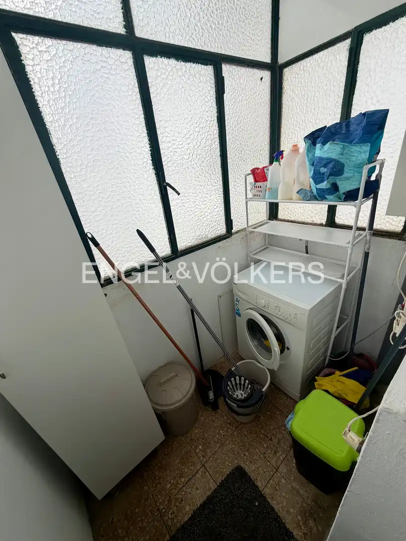 Terraza de Piso de alquiler en Valencia con Calefacción, Parquet y Amueblado