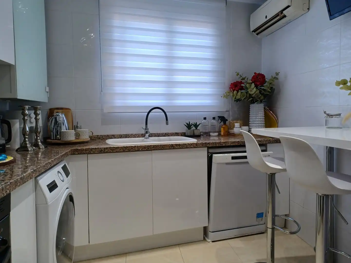Cocina de Ático en venta en L'Olleria con Aire acondicionado, Terraza y Trastero