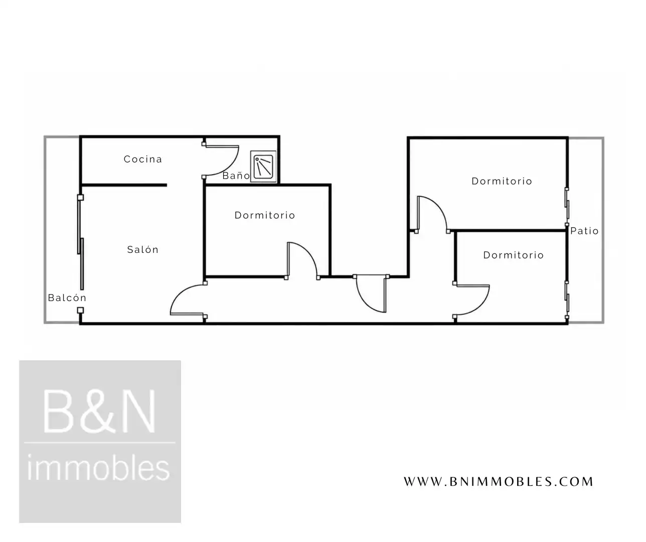 Flat with terrace for sale in Cerdanyola, imagen 21