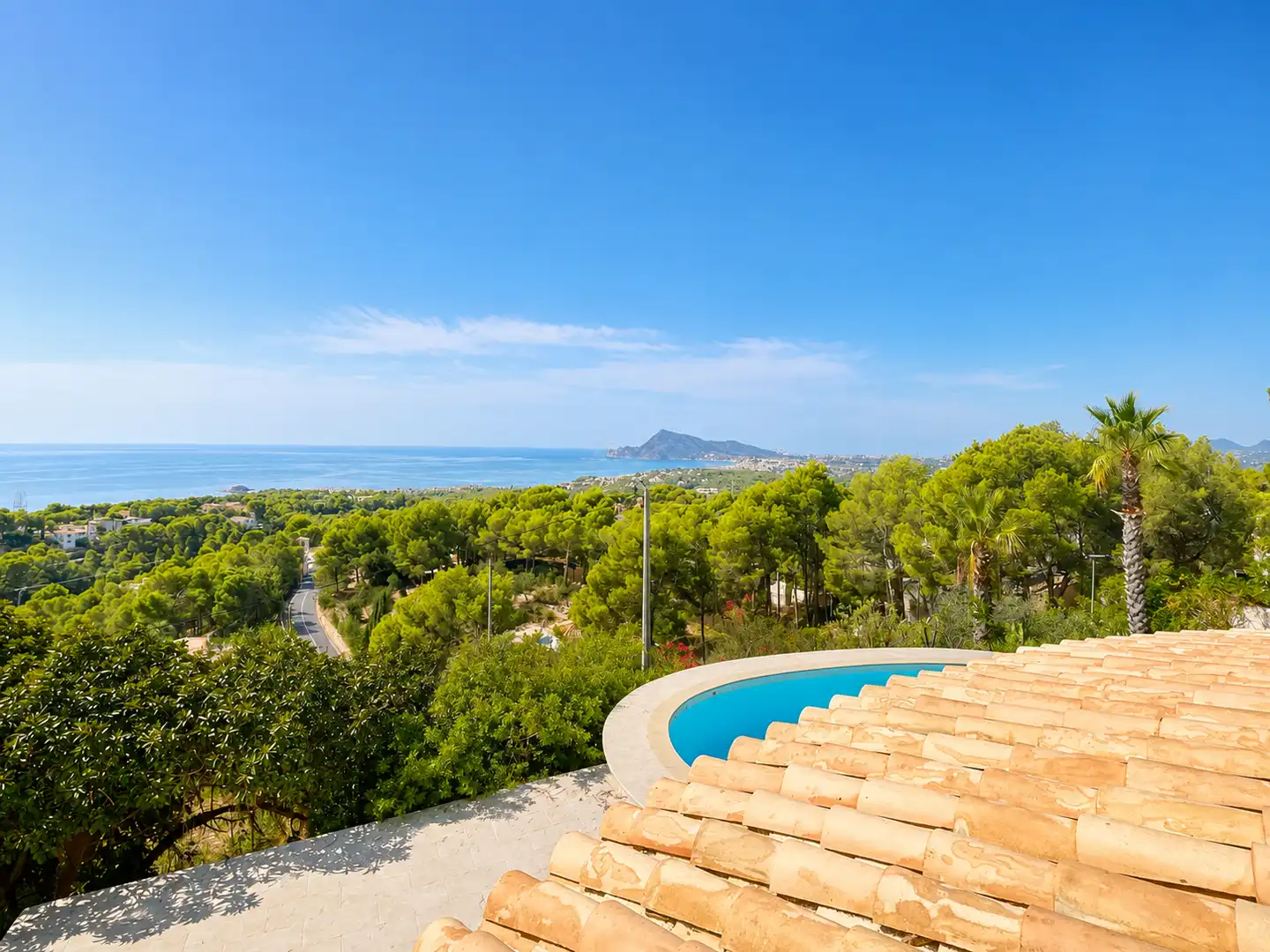 Vista exterior de Casa o chalet en venta en Altea con Aire acondicionado, Calefacción y Jardín privado