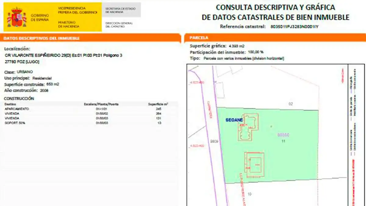 Residential for sale in VILARONTE- ESPIÑEIRIDO, 29, Foz