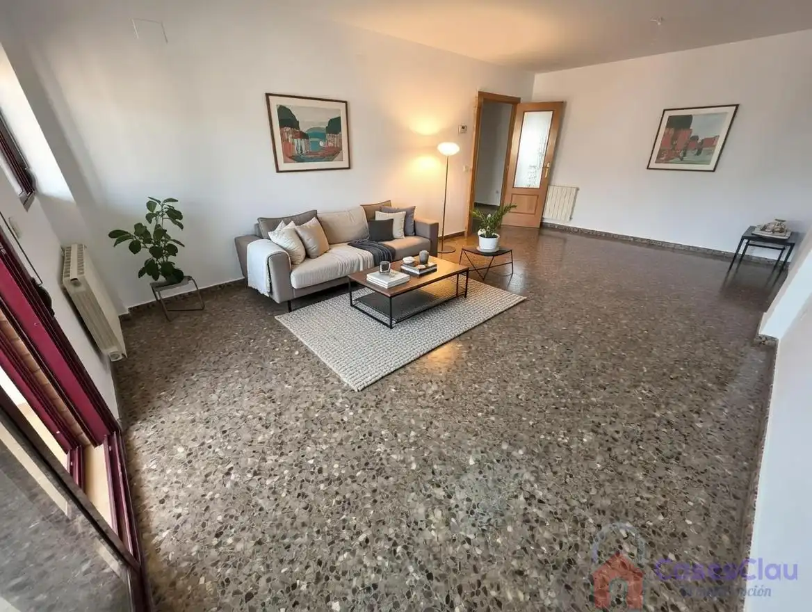 Wohnzimmer von Dachboden zum Verkauf in Castellón de la Plana / Castelló de la Plana mit Klimaanlage, Heizung und Terrasse