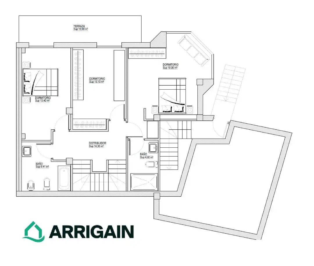 Detached homes for sale in Aia  with Heating, Private garden and Terrace