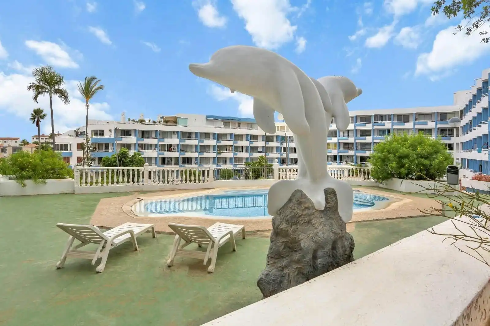 Swimming pool of Study for rent in San Miguel de Abona  with Air Conditioner, Terrace and Furnished