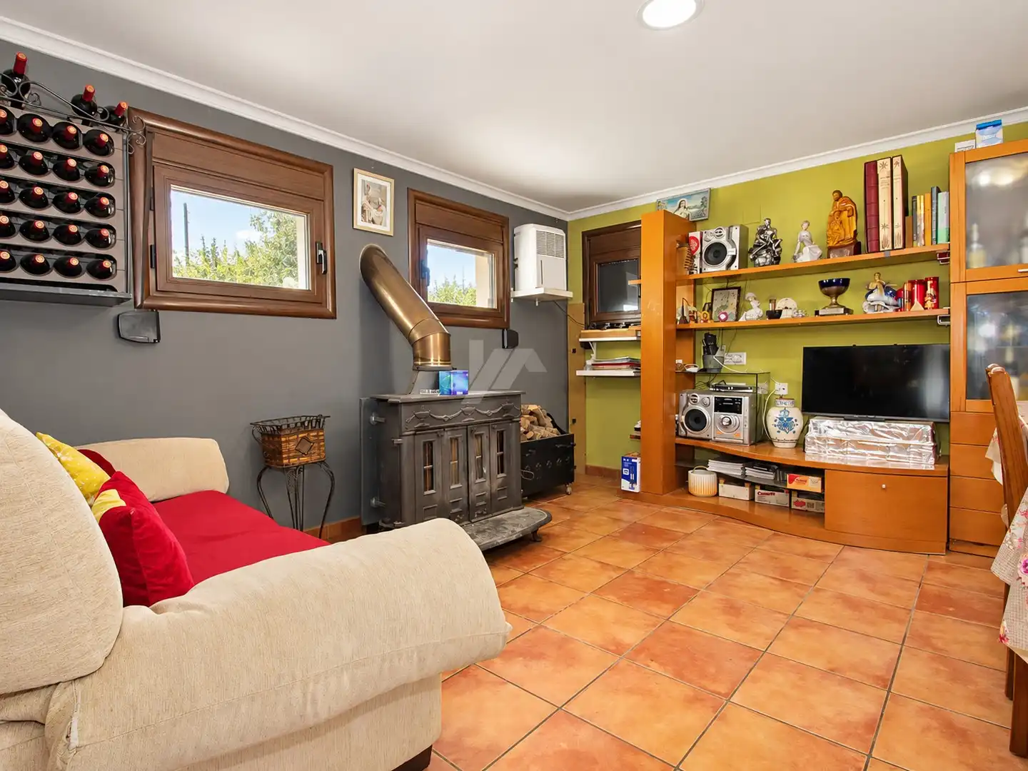 Sala de estar de Finca rústica en venta en Benissa pueblo  