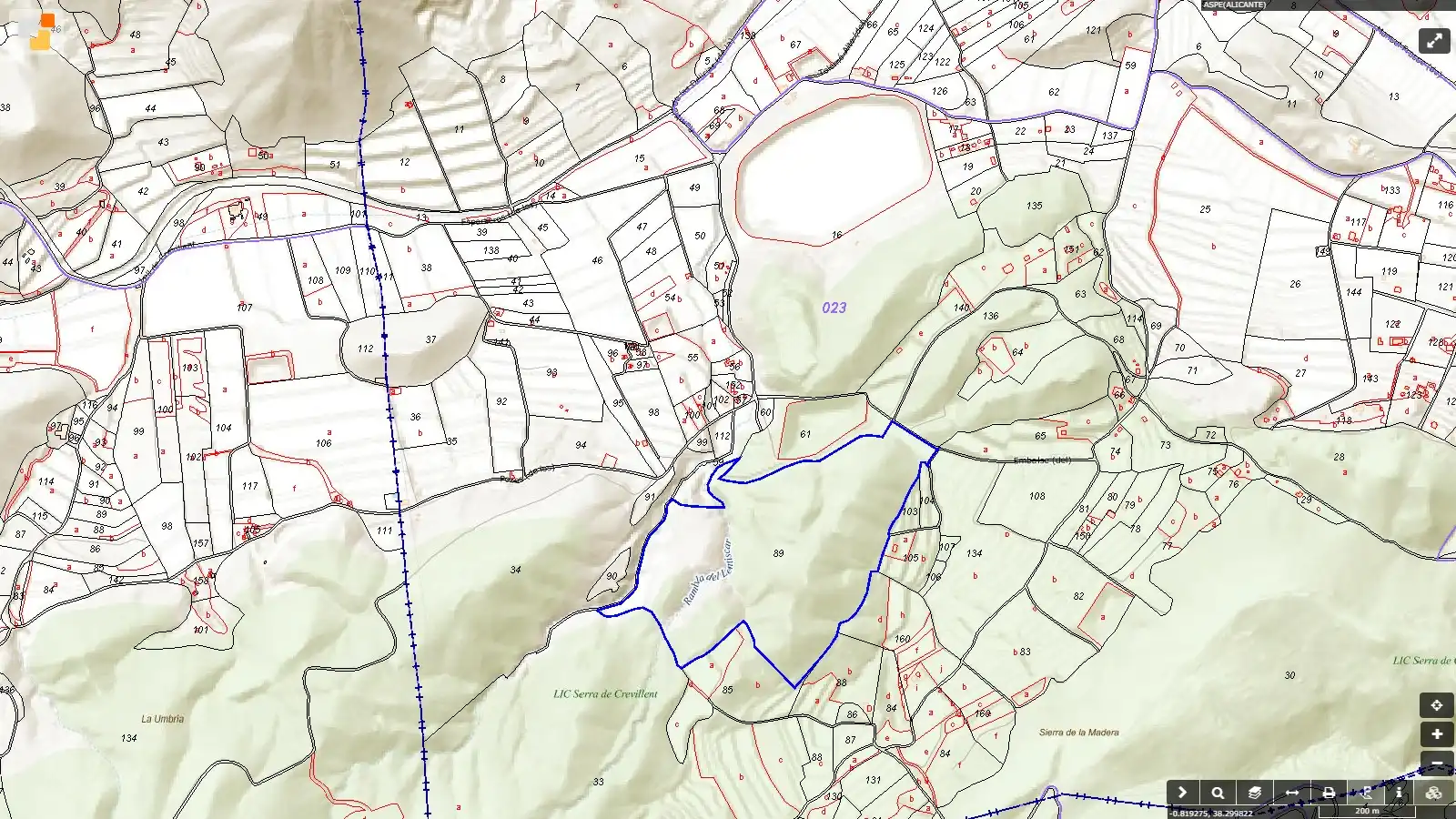 Land for sale in Pedanías Oeste