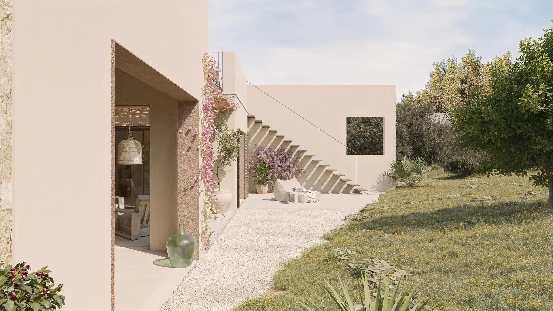 Terrassa de Casa o xalet en venda en Lloseta amb Aire condicionat, Calefacció i Jardí privat