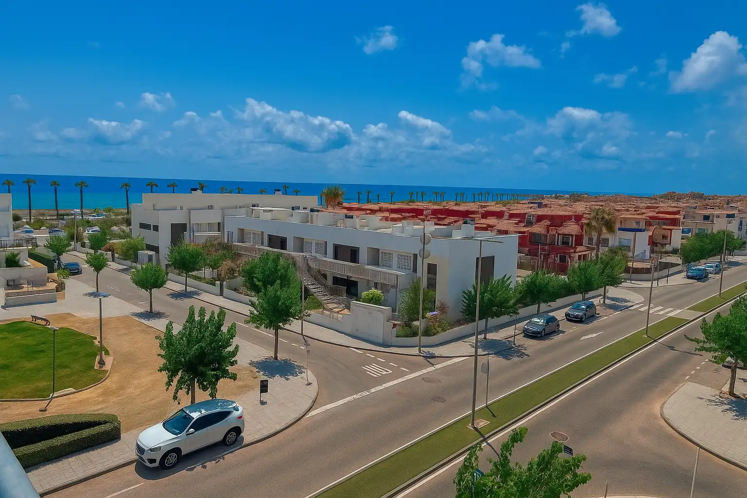 Vista exterior de Apartamento en venta en Pilar de la Horadada con Aire acondicionado, Calefacción y Jardín privado