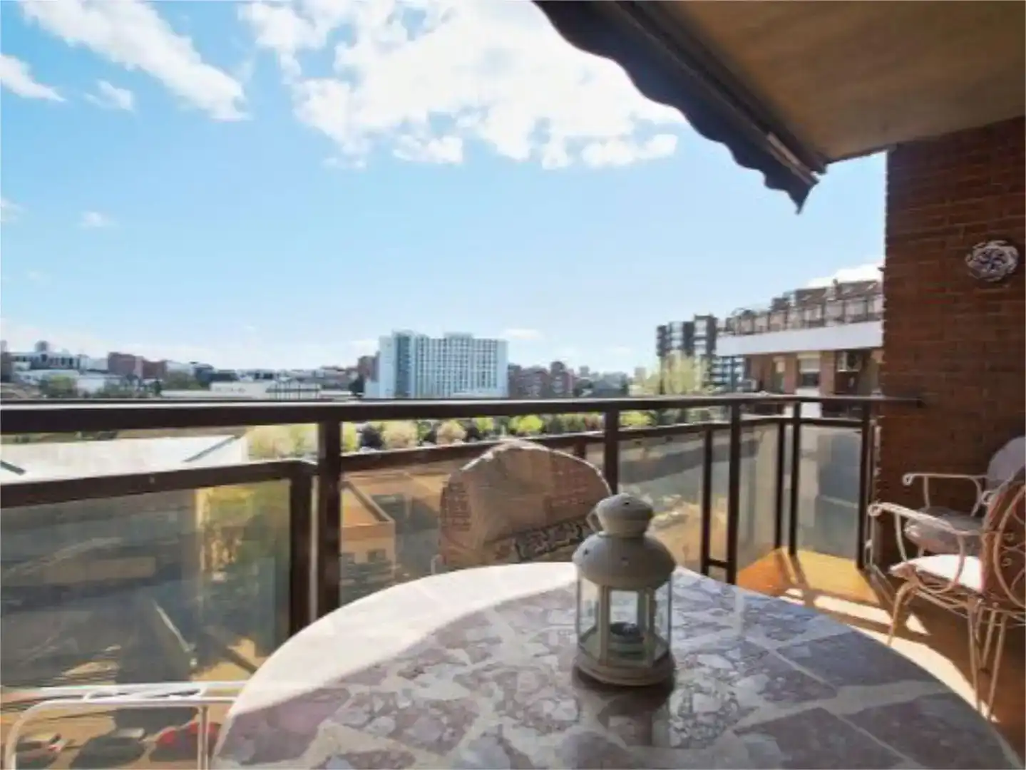 Terraza de Piso de alquiler en Madrid con Jardín privado, Parquet y Piscina