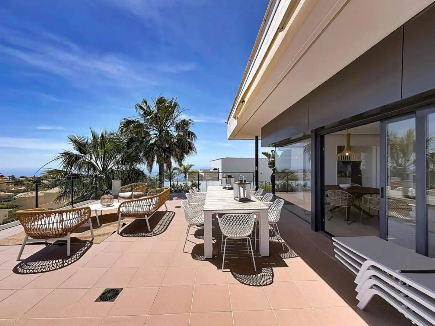 Terraza de Casa o chalet en venta en Benitachell / El Poble Nou de Benitatxell con Aire acondicionado, Calefacción y Jardín privado