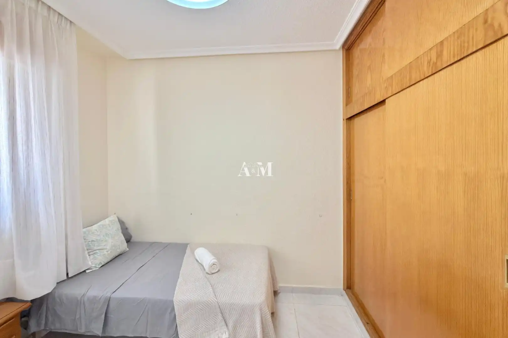 Schlafzimmer von Einfamilien-Reihenhaus zur Miete in San Javier mit Klimaanlage, Heizung und Terrasse