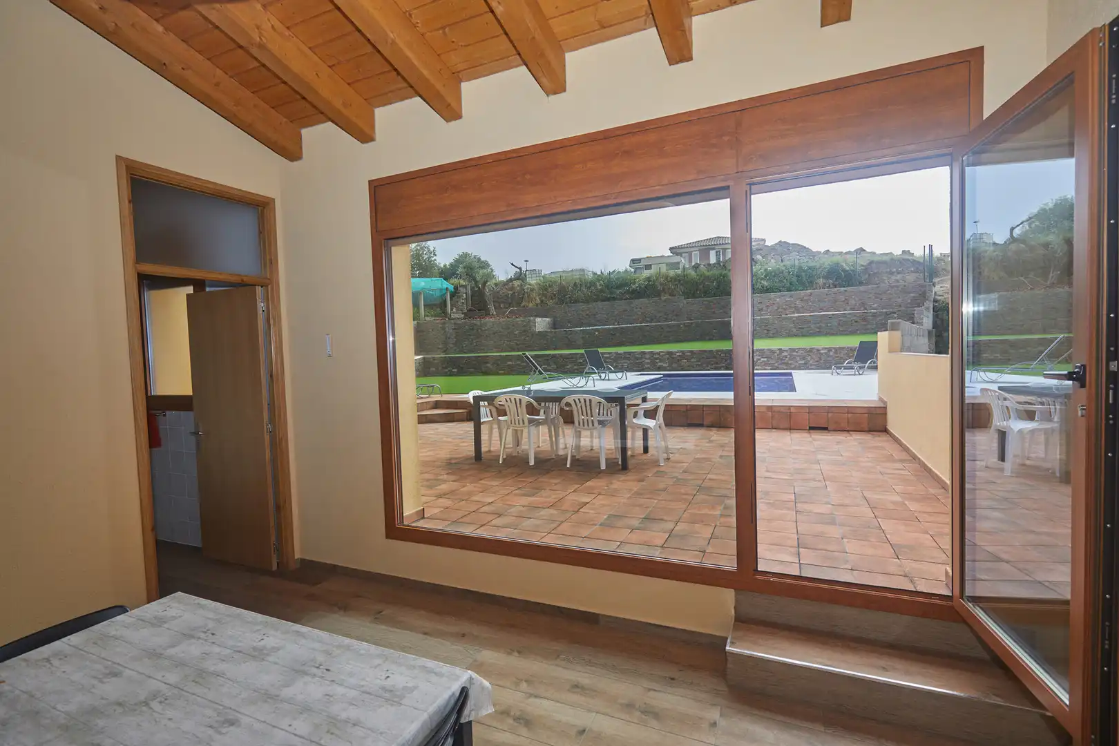 Terraza de Casa o chalet en venta en L'Esquirol con Calefacción, Jardín privado y Terraza
