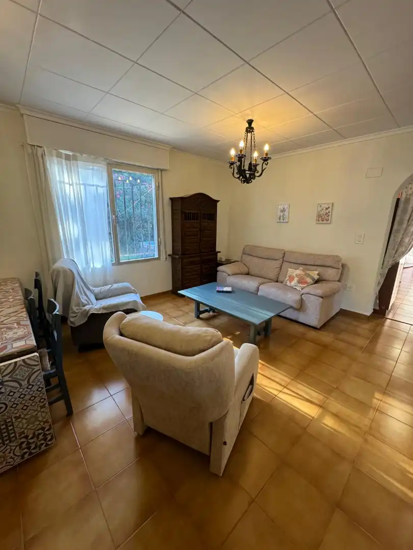 Sala de estar de Casa o chalet en venta en Vilallonga / Villalonga con Aire acondicionado, Jardín privado y Terraza