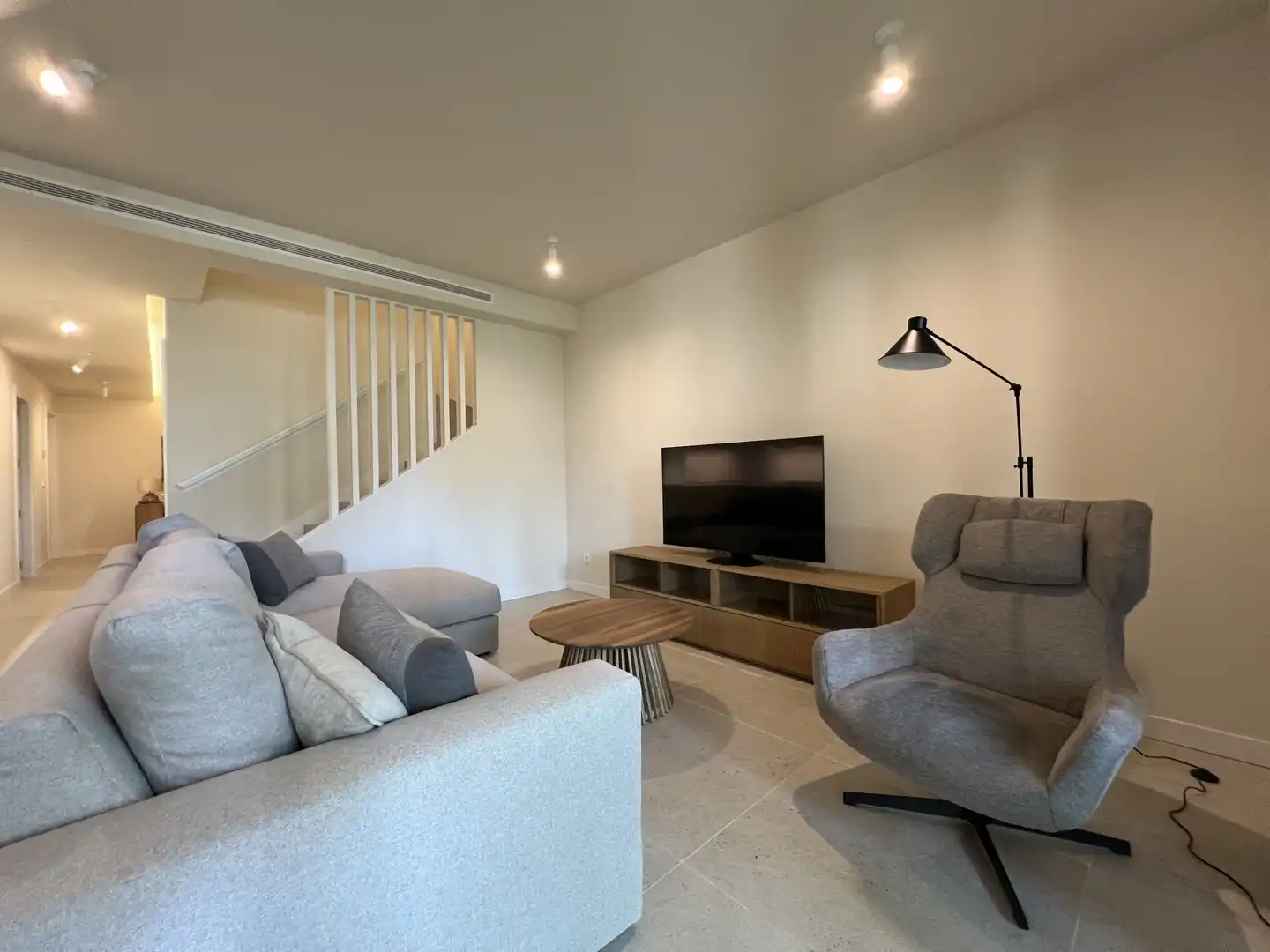 Sala de estar de Casa o chalet de alquiler en Salou con Aire acondicionado, Calefacción y Terraza