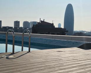 Swimming pool of Attic for sale in  Barcelona Capital  with Terrace, Storage room and Balcony