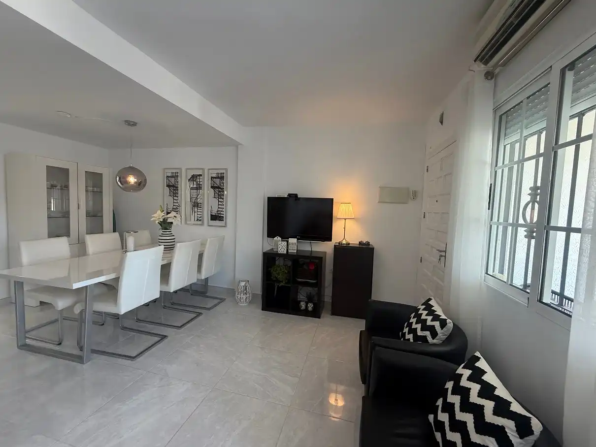 Living room of Detached homes for sale in Santa Pola  with Air Conditioner, Terrace and Balcony