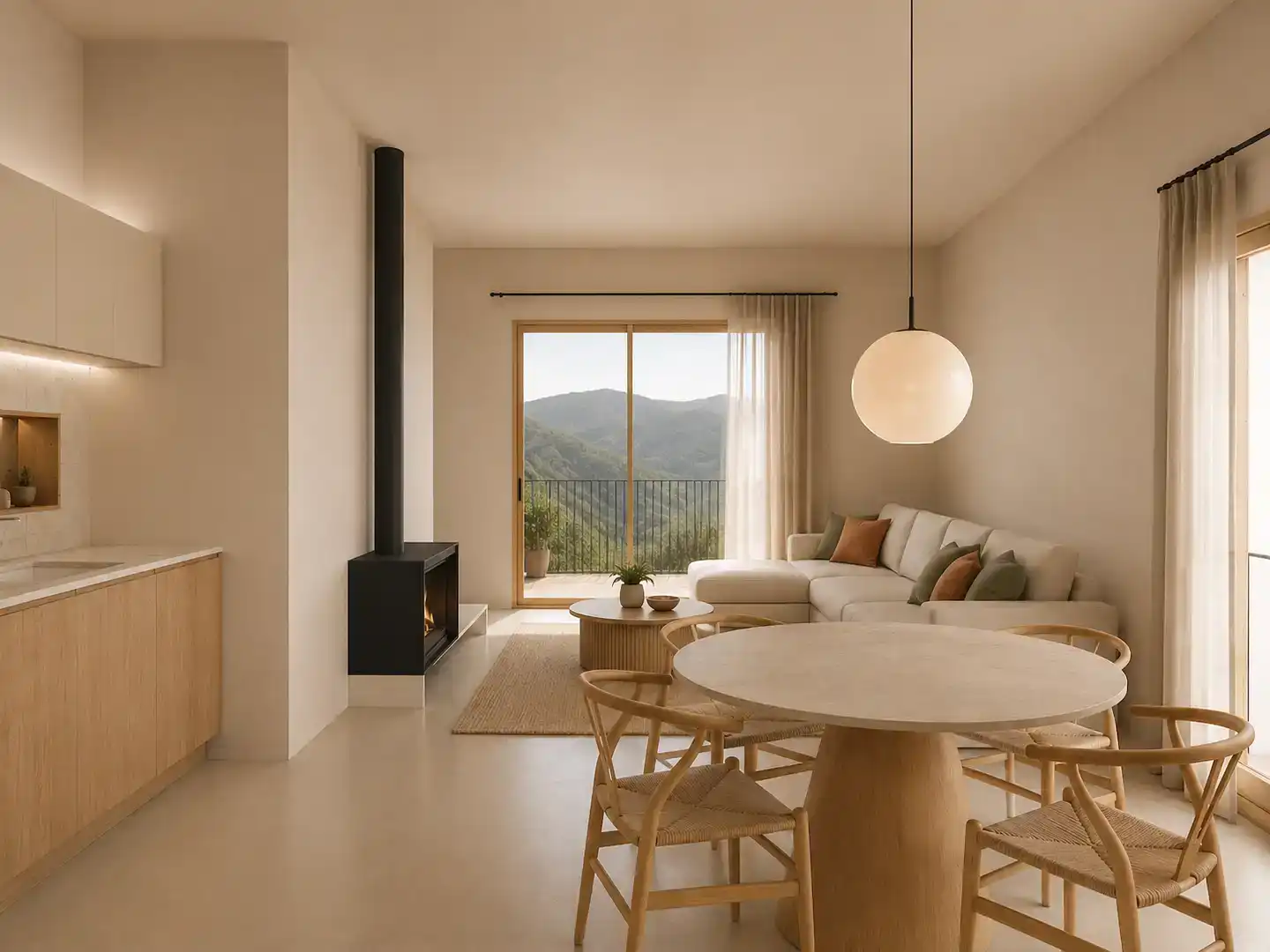 Sala d'estar de Finca rústica en venda en Serón
