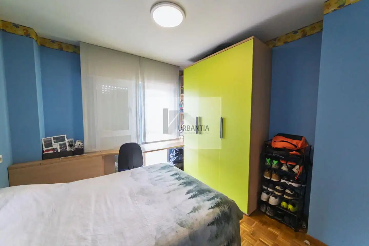 Bedroom of Flat for sale in  Pamplona / Iruña  with Heating, Parquet flooring and Terrace
