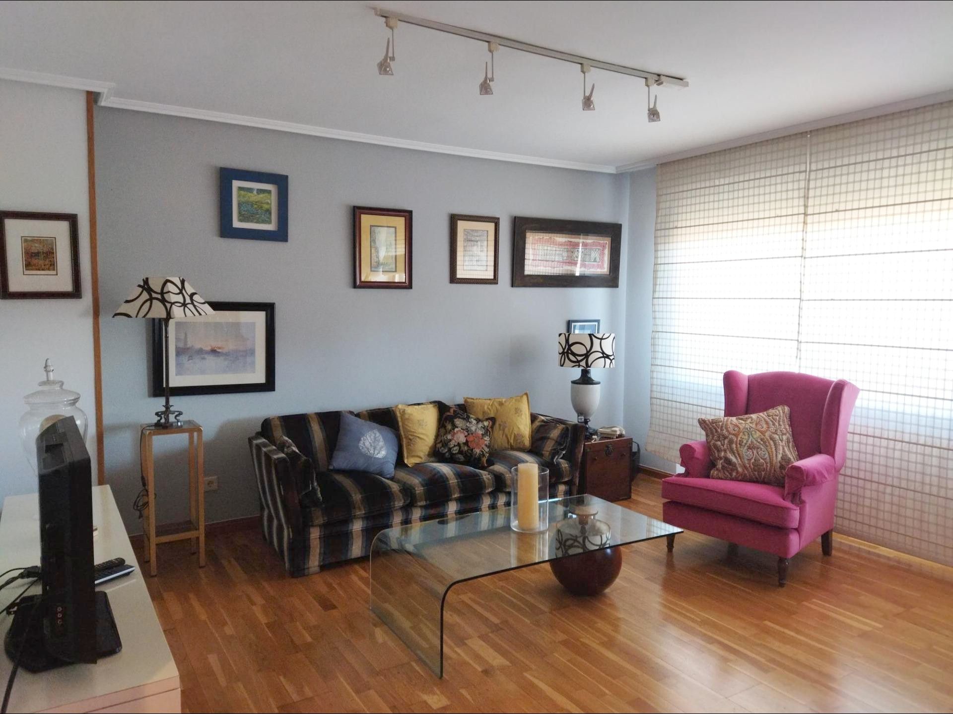 Living room of Flat to rent in  Zaragoza Capital  with Heating